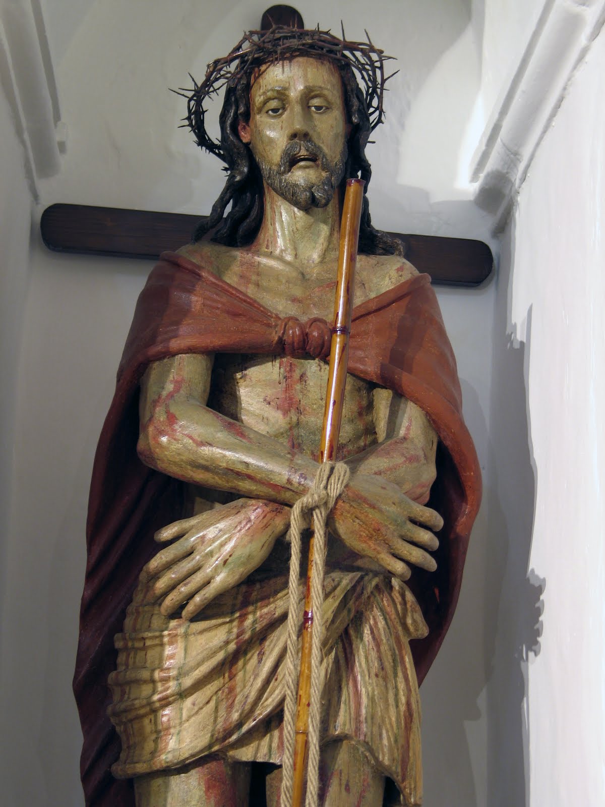 Gaetano Frisardi, Cristo con la canna, 1714. Bitonto (BA), chiesa di San Domenico, cappella dei Misteri (foto dott. Francesco Stanzione 2010)