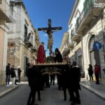 Il Calvario durante la processione dei Misteri del Venerdì Santo