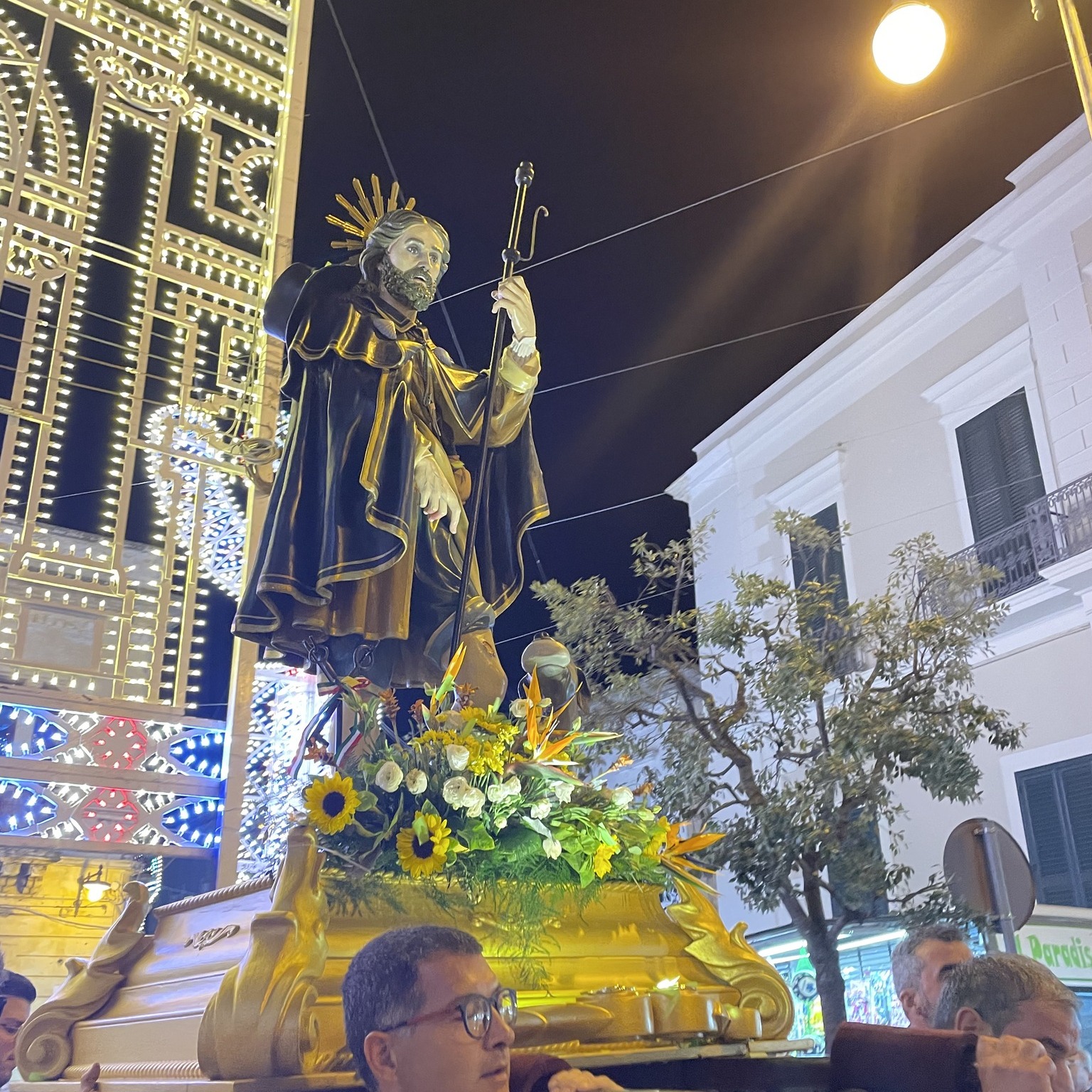 Alezio (LE), processione col simulacro di San Rocco, ottobre 2022