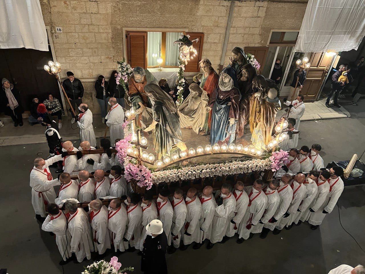 Ruvo di Puglia (BA), processione degli Otto Santi per le vie della città, Settimana Santa 2022 