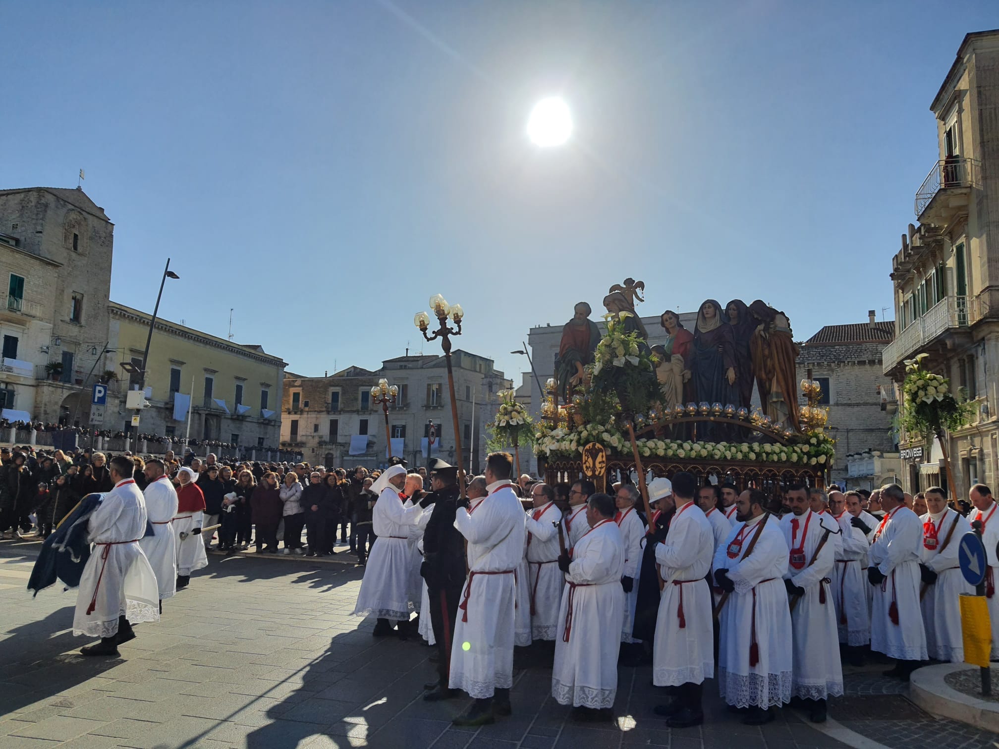 Ruvo di Puglia (BA), processione degli Otto Santi al rientro, Settimana Santa 2023